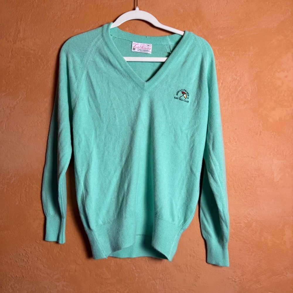 Vintage Lady Pickering Arnold Palmer Bay Hill Club Sweater Made in USA Medium